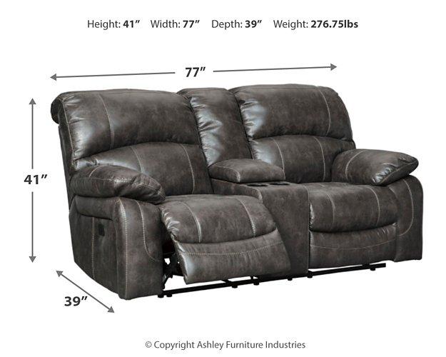 Dunwell Power Reclining Loveseat with Console