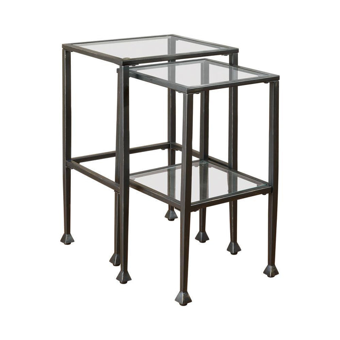 Transitional Black Nesting Table - Eclectic 79 Furniture Store