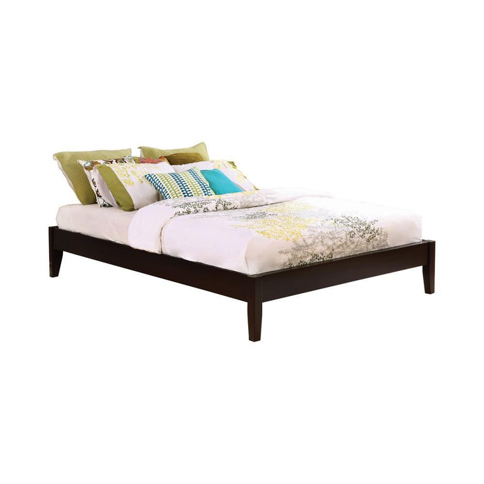 Hounslow Cappuccino King Platform Bed - Eclectic 79 Furniture Store