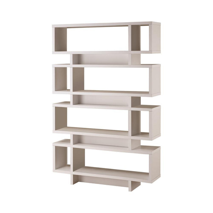 G800308 Contemporary White Bookcase - Eclectic 79 Furniture Store