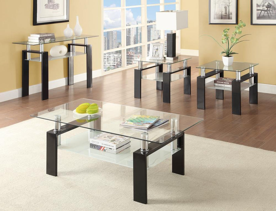 G702288 Occasional Contemporary Black Sofa Table - Eclectic 79 Furniture Store