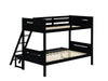 405052BLK TWIN/FULL BUNK BED - Eclectic 79 Furniture Store
