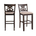 Stone 30" Swirl Back Bar Stool Set of 2 image