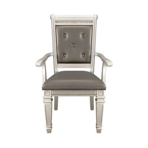 Bevelle Arm Chair in Silver (Set of 2) image