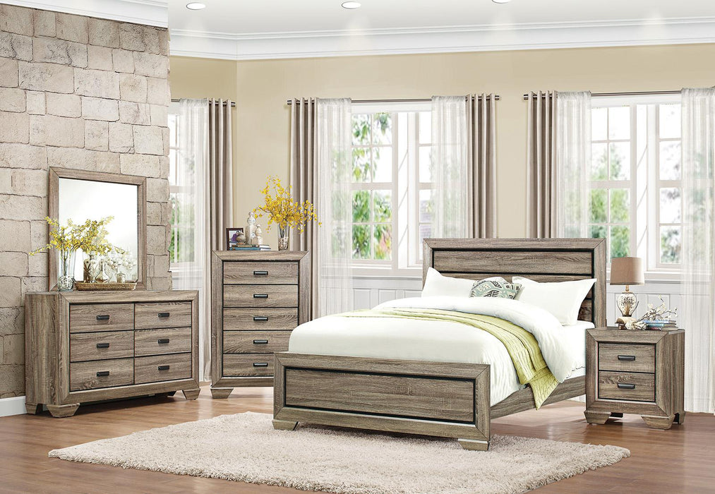 Beechnut Queen Panel Bed in Natural