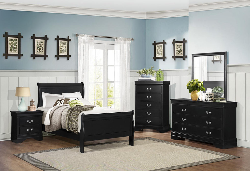 Mayville 5 Drawer Chest in Black 2147BK-9