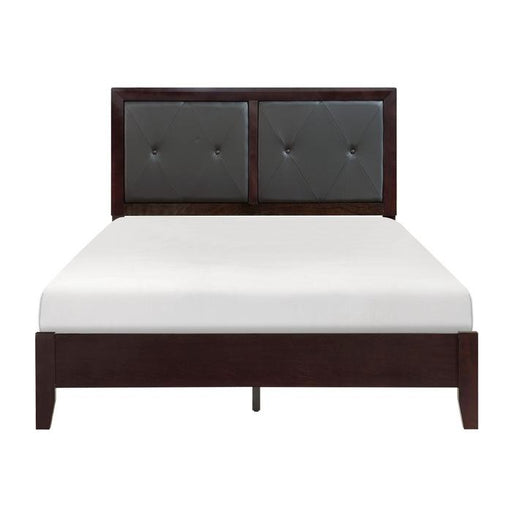 Edina Full Panel Bed in Espresso-Hinted Cherry image