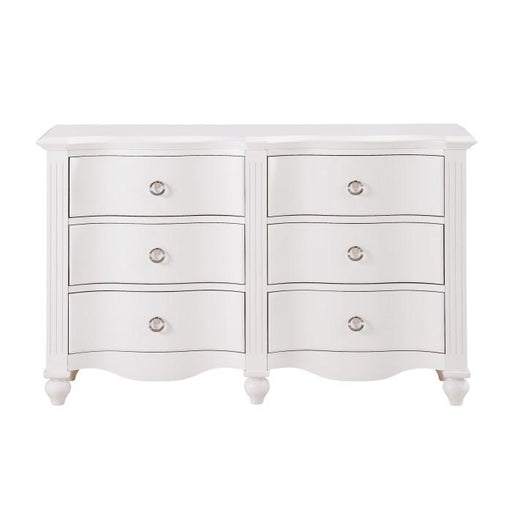 Meghan 6 Drawer Dresser in White 2058WH-5 image