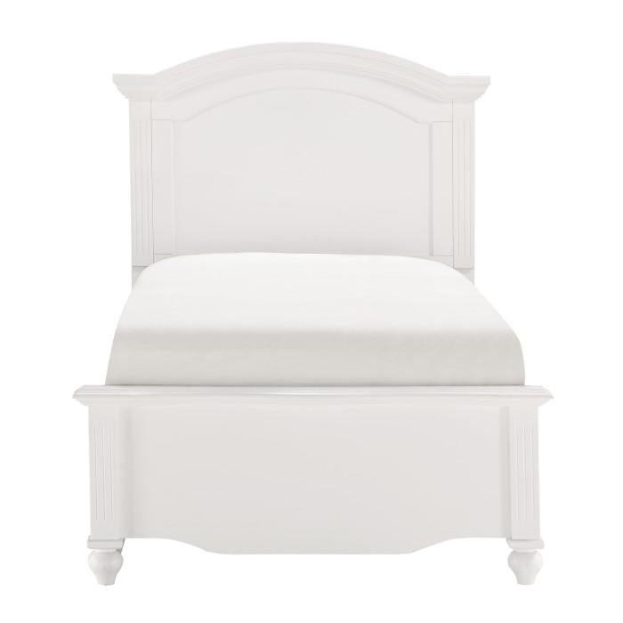 Meghan Twin Panel Bed in White 2058WHT-1* image