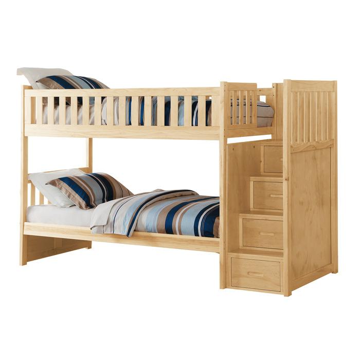 Bartly Bunk Bed w/ Reversible Storage in Natural B2043SB-1* image