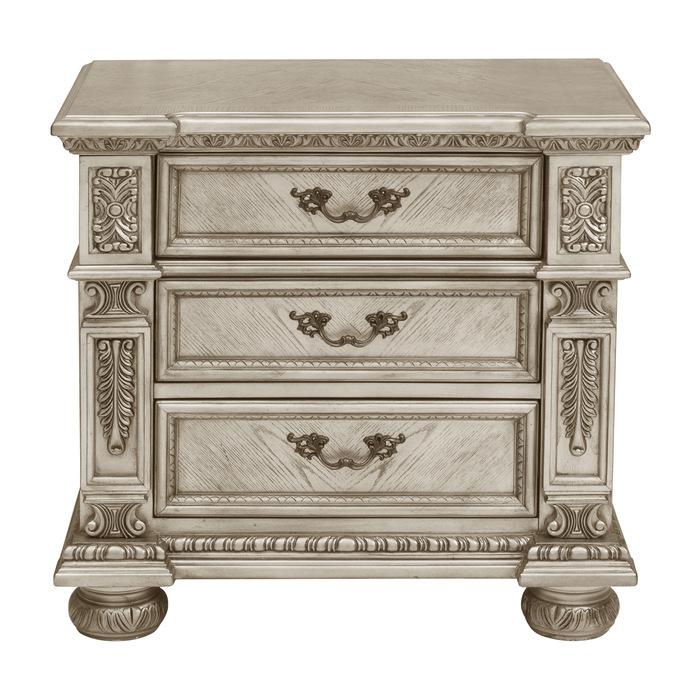 Catalonia Nightstand in Platinum Gold 1824PG-4 image