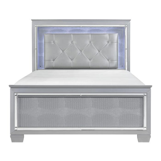 Allura Full Panel Bed in Silver 1916F-1* image