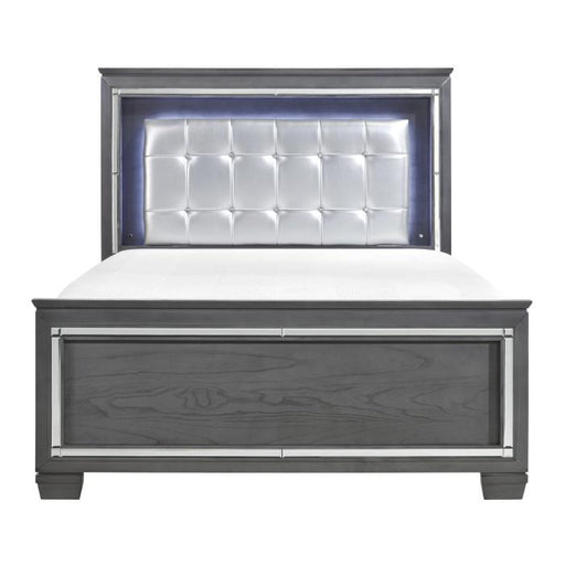 Allura Queen Panel Bed in Gray 1916GY-1* image