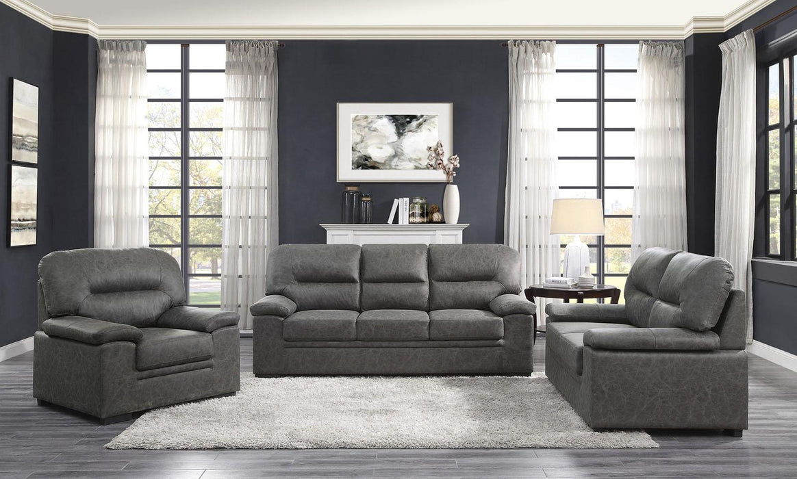 Michigan Loveseat in Dark Gray 9407DG-2