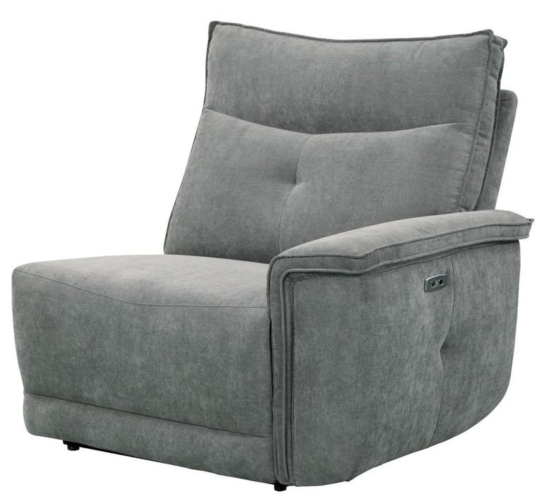 Tesoro Right Side Reclining Chair in Dark Gray 9509DG-RR