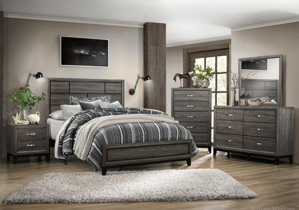 Davi Nightstand in Gray 1645-4