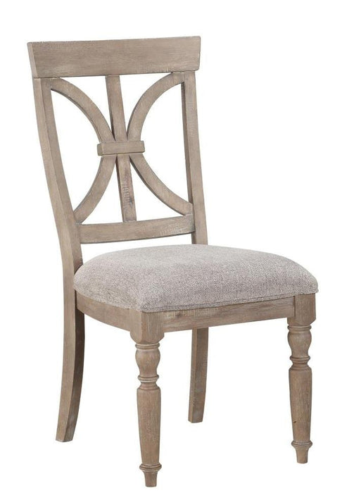 Cardano Side Chair in Light Brown (Set of 2)